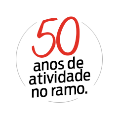 50 anos de atividade no ramo